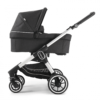 Emmaljunga NXT60 Carrycot Silver Lounge Black