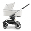 Emmaljunga NXT60 Carrycot Silver White Leatherette