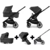 Emmaljunga NXT60 Travel System Black Lounge Black