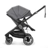 Emmaljunga NXT60 Travel System (Flat Seat) - Black Lounge Grey - Seat