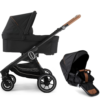 Emmaljunga NXT60 Travel System (Flat Seat) - Outdoor Black - Outdoor Black