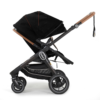 Emmaljunga NXT60 Travel System (Flat Seat) - Outdoor Black Outdoor Black- Seat