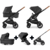 Emmaljunga NXT60 Travel System Outdoor Black Lounge Black