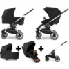 Emmaljunga NXT60 Travel System Silver Outdoor Black