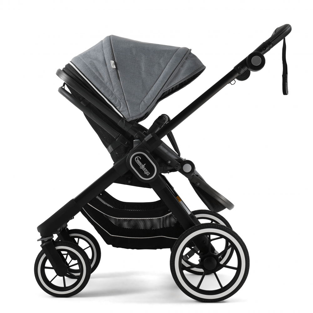 Emmaljunga NXT90 Travel System Ergo Seat Black/Lounge Grey