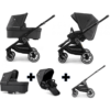 Emmaljunga NXT90 Travel System Black Lounge Black