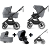 Emmaljunga NXT90 Travel System Black Lounge Grey