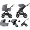 Emmaljunga NXT90 Travel System Outdoor Black Lounge Grey