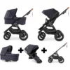 Emmaljunga NXT90 Travel System Outdoor Black Lounge Navy
