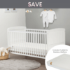 Juliet Cot Bed + Harmony Sprung Mattress