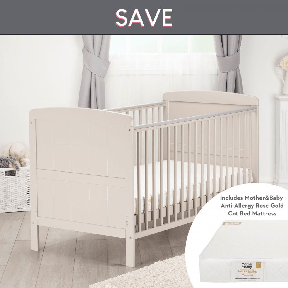 rose gold cot bed