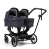 Silver Lounge Navy NXT Twin Carrycot