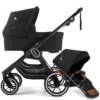 NXT90 Carrycot and Ergo Seat Outdoor Black on black chassis
