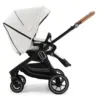 Outdoor Black - White Leatherette