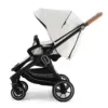 Outdoor Black White Leatherette