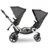 Zoom Double Tandem Pushchair Side View 2 Seats Facing Parent