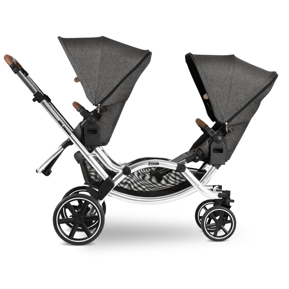 abc zoom twin pram