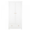 cuddleco aylesbury double wardrobe white ash front