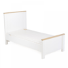 cuddleco aylesbury toddler bed satin white ash side view