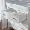 Clara 3 Drawer Dresser - White