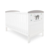 Babyhoot Coleby Style Cot Bed Sloth Grey mattress