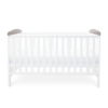 Babyhoot Coleby Style Cot Bed Sloth Grey side mattress middle