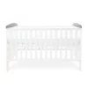 Babyhoot Coleby Style Cot Bed Sloth Grey side mattress top