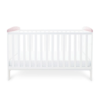 Babyhoot Coleby Style Cot Bed Sloth Pink side mattress low