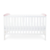 Babyhoot Coleby Style Cot Bed Sloth Pink side mattress middle