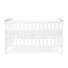Babyhoot Coleby Style Cot Bed Sloth Pink side mattress top