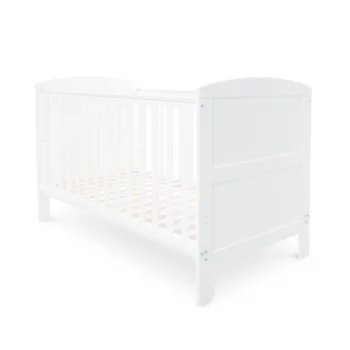Babyhoot coleby cot bed white