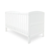 Babyhoot coleby cot bed white and mattress