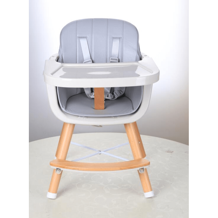 Callowesse Elata 3 in 1 wooden highchair grey small