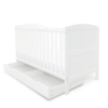Coleby Cot Bed and Under Drawer white