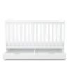 Coleby Cot Bed and Under Drawer white front