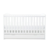 Coleby Cot Bed and Under Drawer white front closed