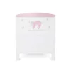 Coleby Style Cot Bed with Under Drawer - sloth pink side
