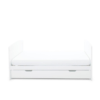 Coleby toddler Bed and Under Drawer white