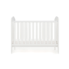 obaby ludlow cot white front view