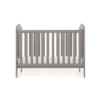 obaby ludlow cot taupe grey front view