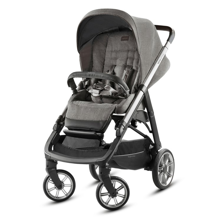 Inglesina Aptica System Quattro- Kensington Grey - Stroller Front View