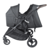 Roma Gemini Carrycot Black pushchair side