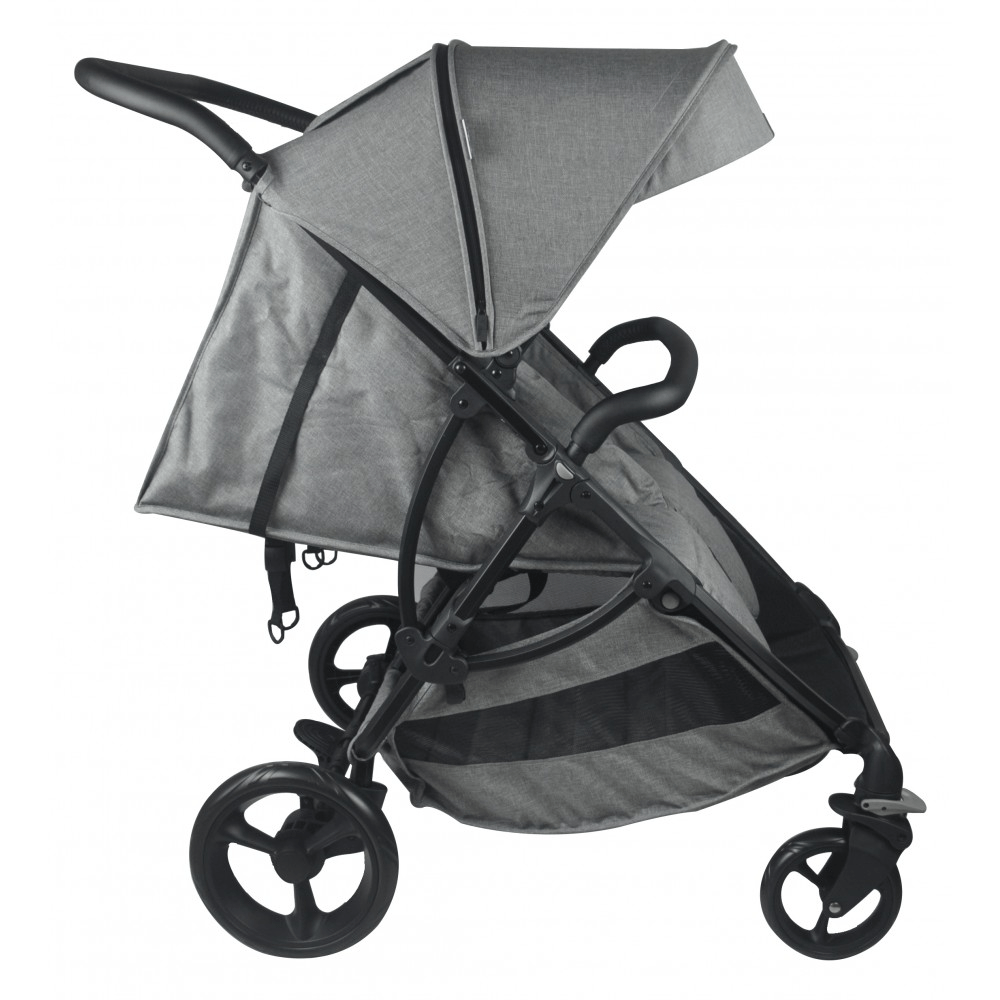 grey double pram