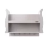 Stamford shelf warm grey front view