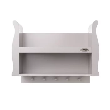 Stamford shelf warm grey front view