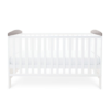 babyhoot Coleby Style Cot Bed Elephant Love Grey mattress middle