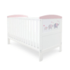babyhoot Coleby Style Cot Bed Elephant Love Pink mattress
