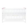babyhoot Coleby Style Cot Bed Elephant Love Pink mattress top