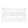 babyhoot Coleby Style Cot Bed Elephant Love Pink mattress top