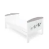 babyhoot Coleby Style toddler Bed Elephant Love Grey side